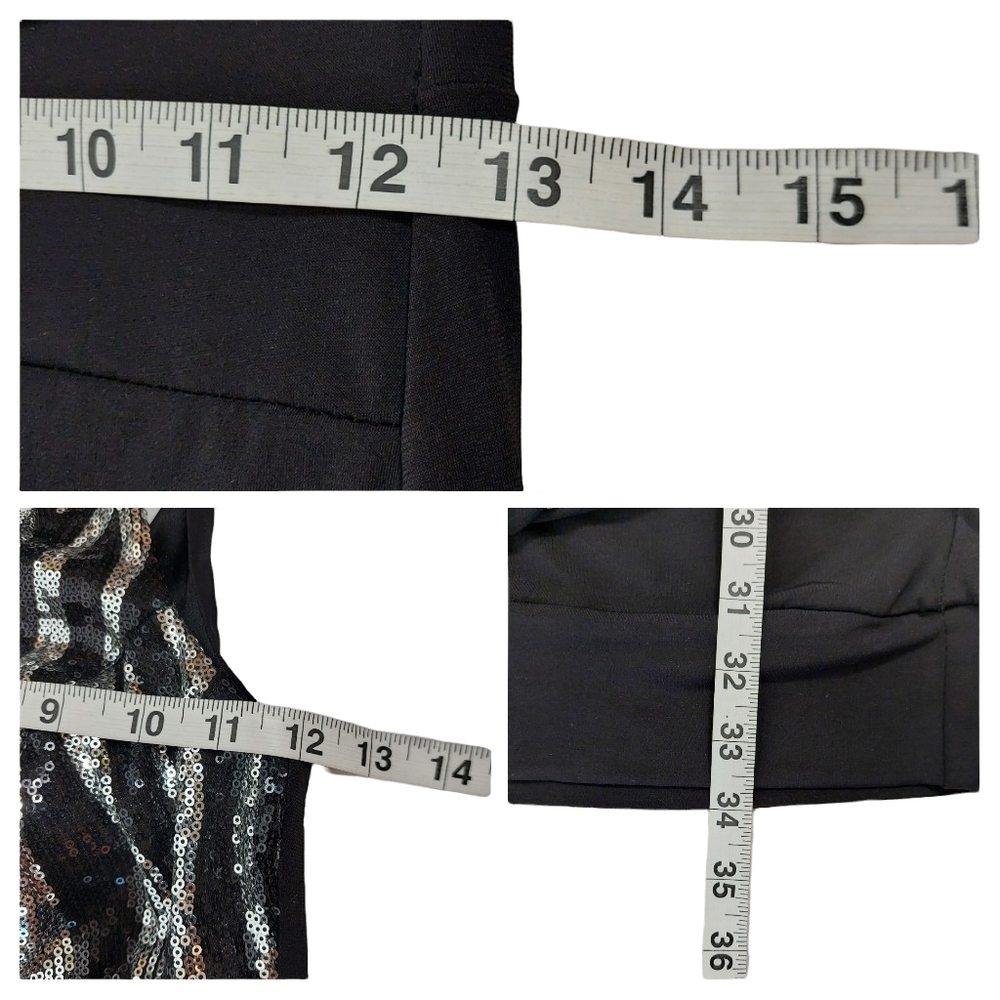 Ruby Rox One Shoulder Ruched Sequin Mini Dress - Picture 10 of 11
